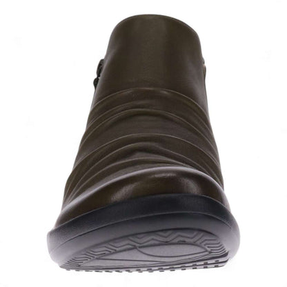 Salzburg Zip Ankle Boot - Olive