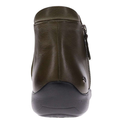 Salzburg Zip Ankle Boot - Olive