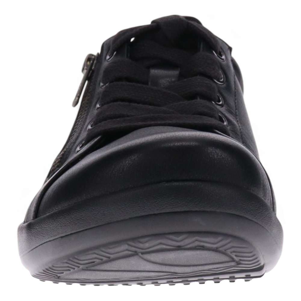 Tampa Zip Casual Sneaker - Black