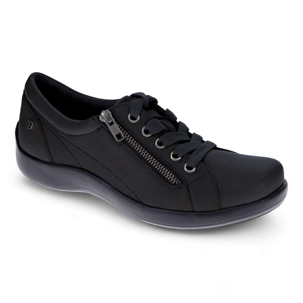 Tampa Zip Casual Sneaker - Black