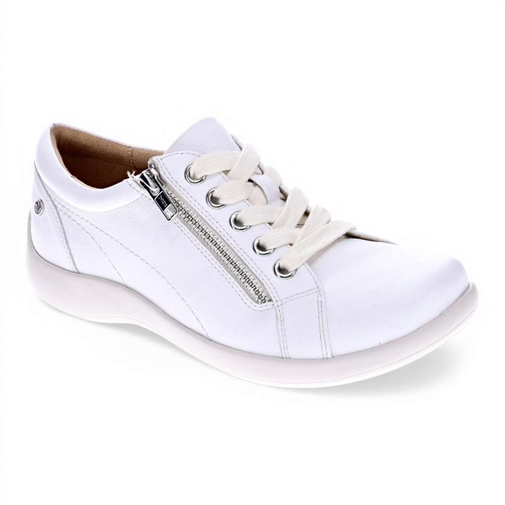 Tampa Zip Casual Sneaker - White