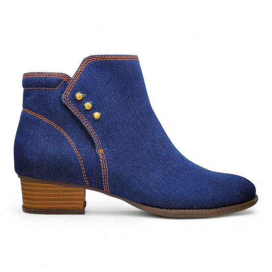 Tiko Ankle Bootie - Denim
