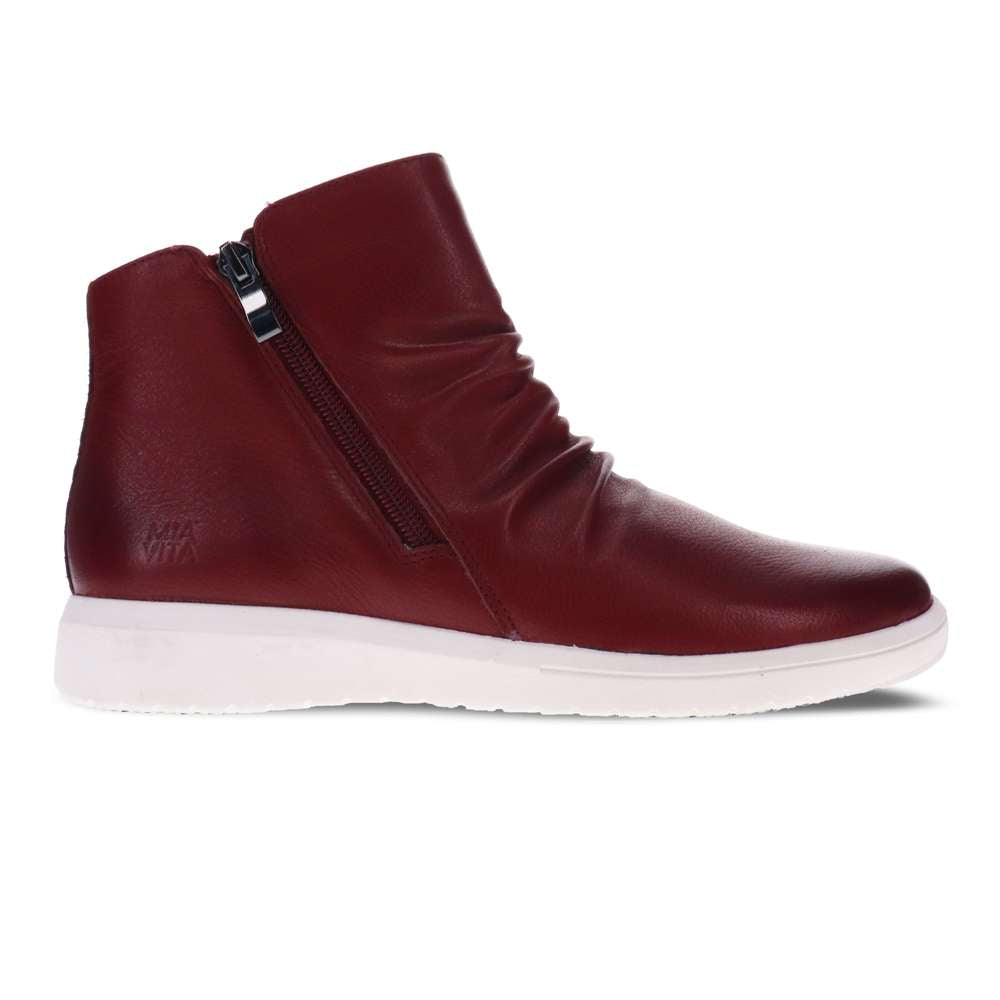 Bella Casual Boot - Burgundy