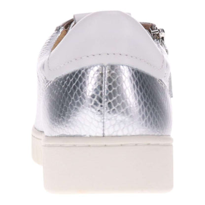 Luna Casual Sneaker - Silver Snake