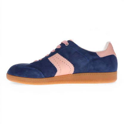 Ramona II Lace-Up Casual Sneaker - Royal Blue/Blush