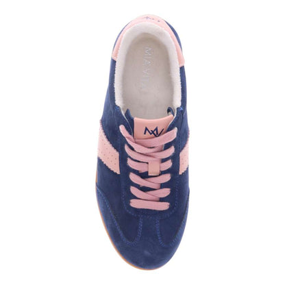 Ramona II Lace-Up Casual Sneaker - Royal Blue/Blush