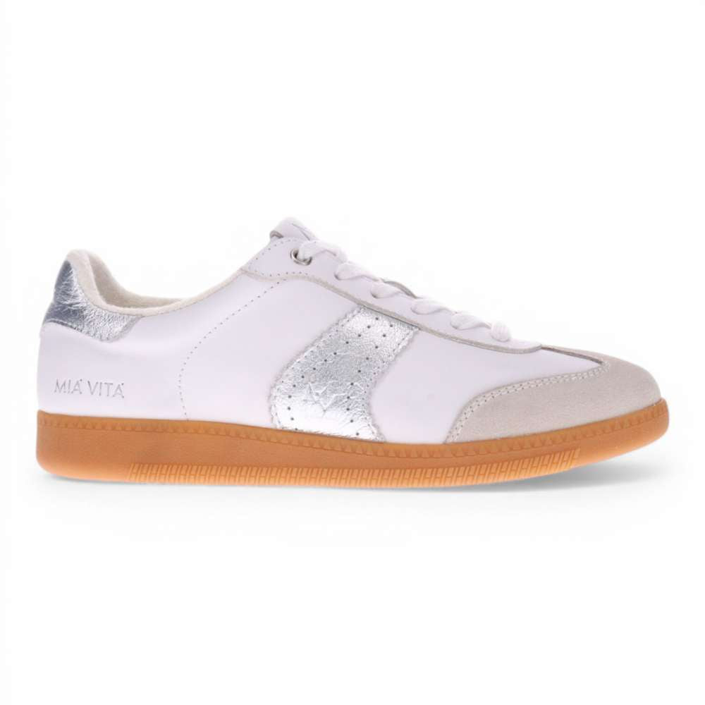 Ramona II Lace-Up Casual Sneaker - White/Silver