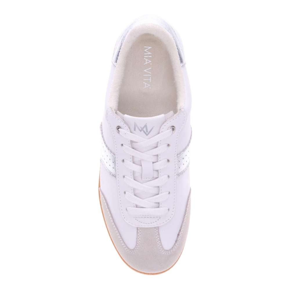 Ramona II Lace-Up Casual Sneaker - White/Silver