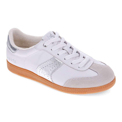 Ramona II Lace-Up Casual Sneaker - White/Silver