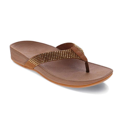 Allora Toe Post Sandal - Bronze