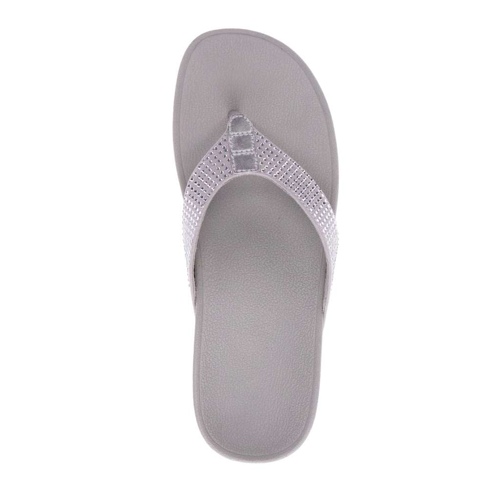 Allora Toe Post Sandal - Silver