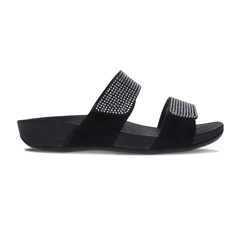Avoca Slide Sandal - Black