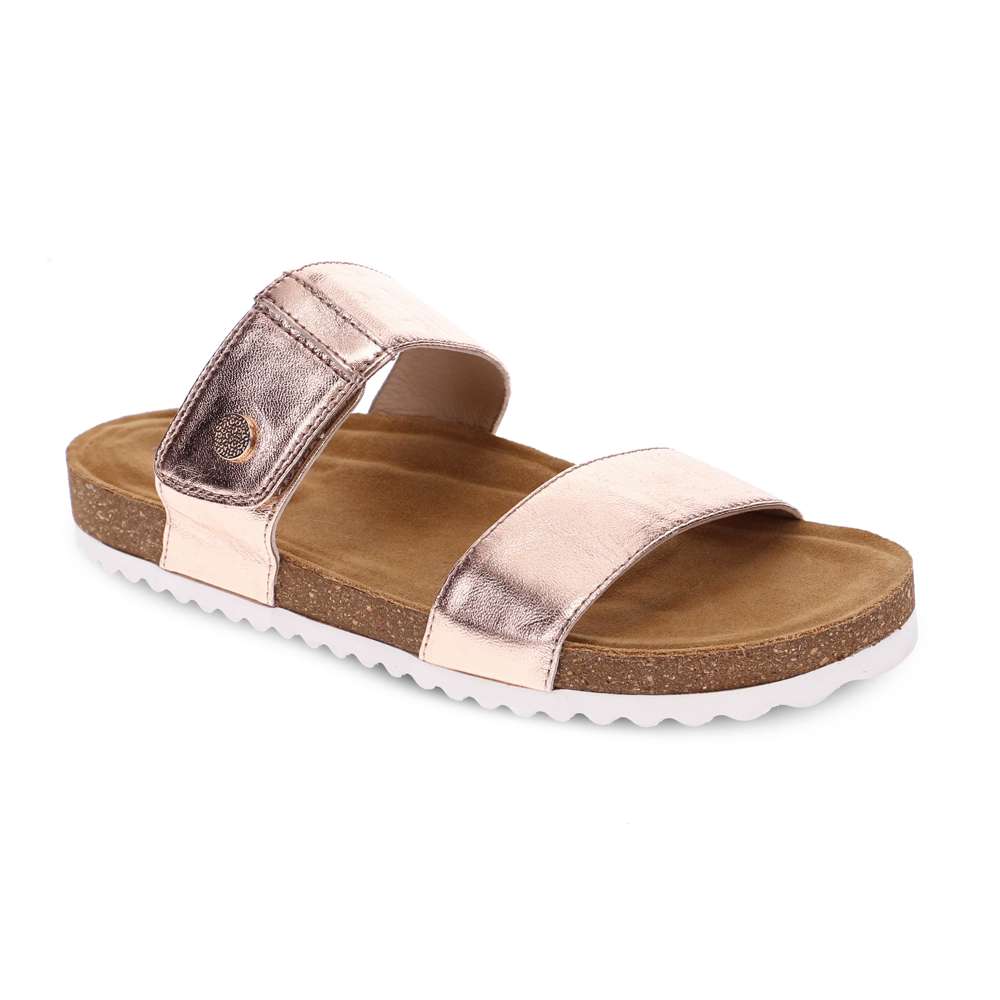 Branch Slide Sandal - Rose Gold