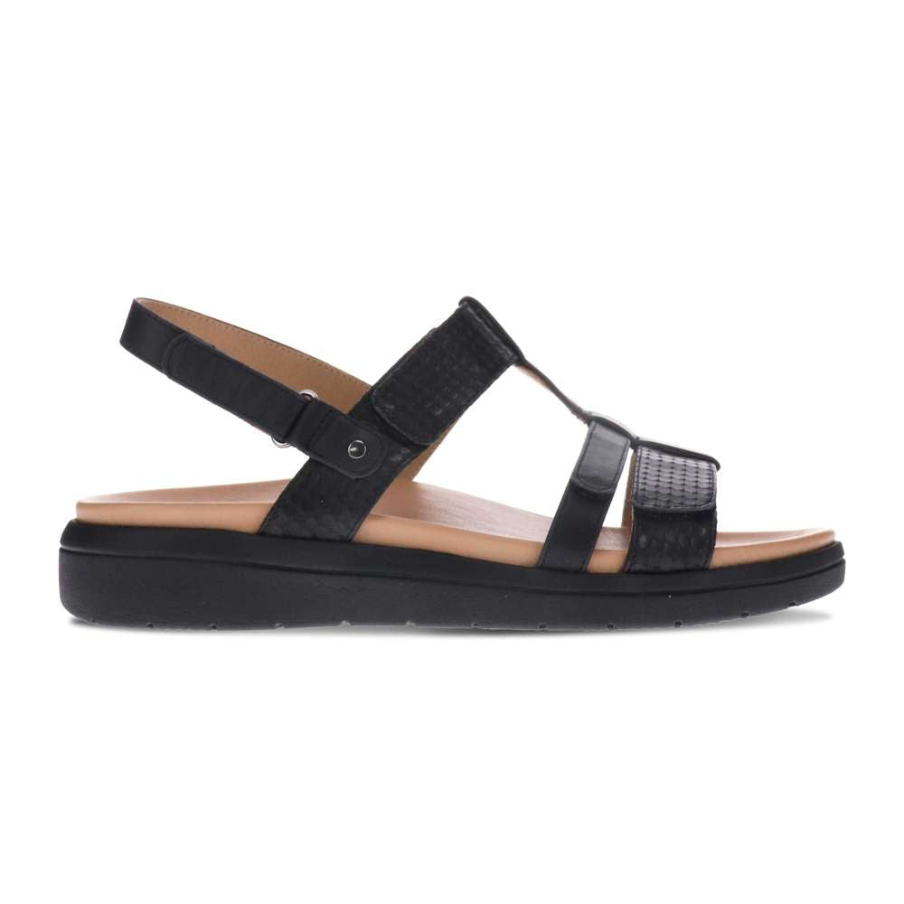 Bryn Adjustable Sandal - Black