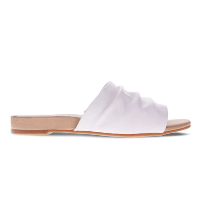 Maple Slide Sandal - White