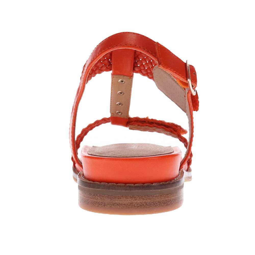 Olympia Adjustable Sandal - Tangerine