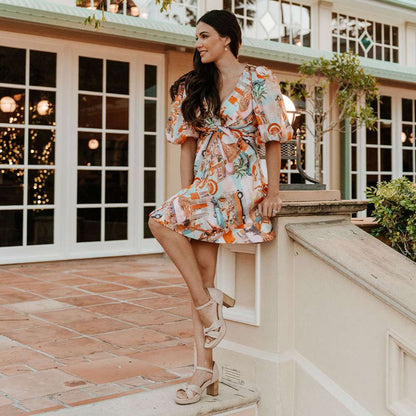 Tatum Heeled Sandal - Sand