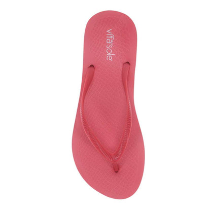 Venice Solid Women's Toe Post Sandal - Coral