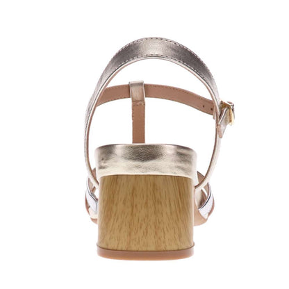 Yass Heeled Sandal - Champagne Multi