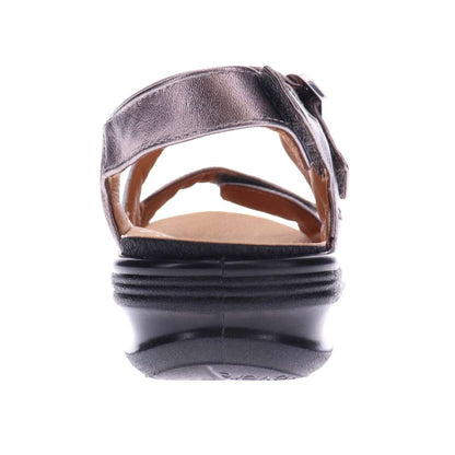 Barcelona Back Strap Sandal - Gunmetal