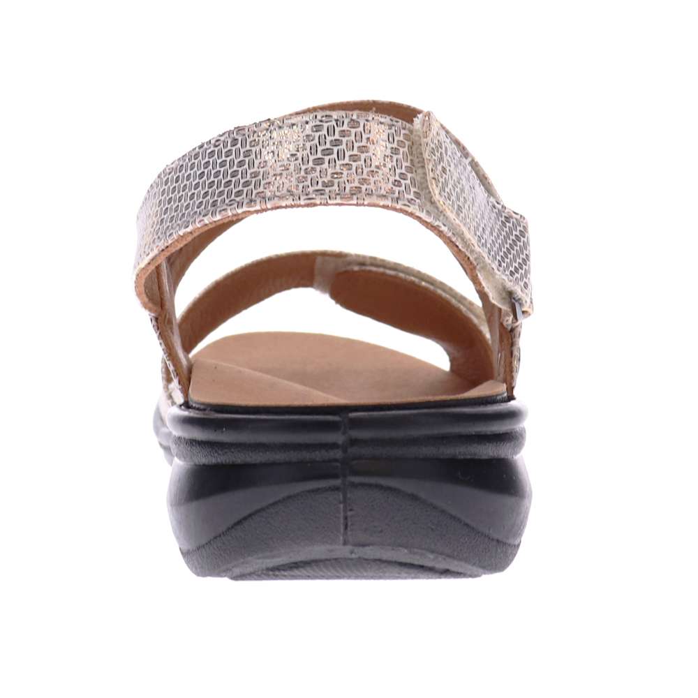 Como Adjustable Sandal - Metallic Interest