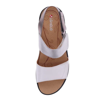 Como Adjustable Sandal - Silver Fusion