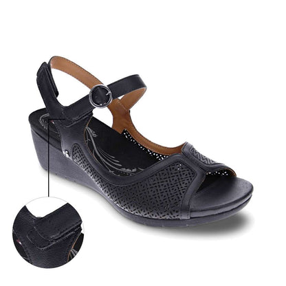 Kaya Wedge - Black French