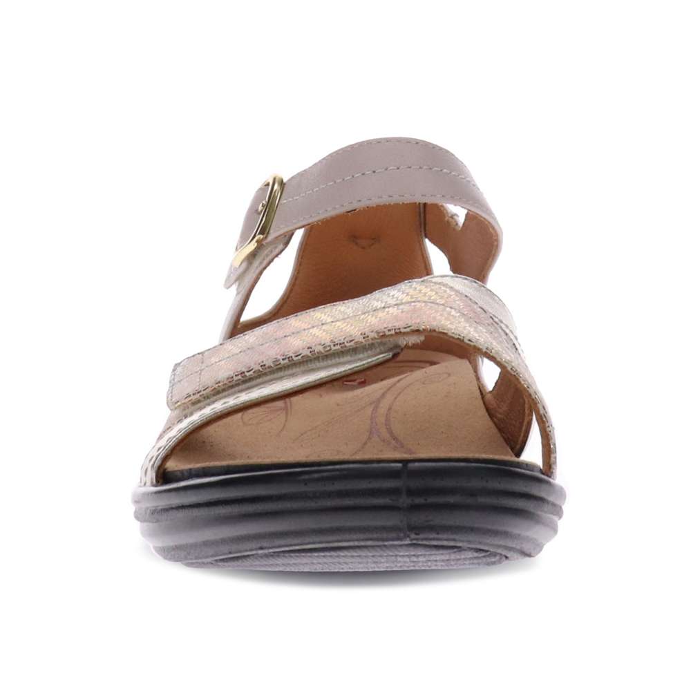 Lucea Sandal - Mixed Metallic