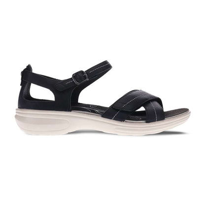 Lucea Sandal - Black French/ White