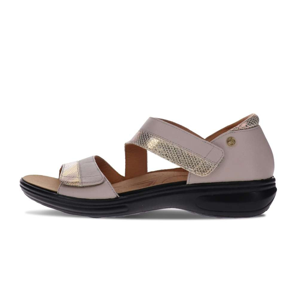 Mauritius Sandal - Pebble Metallic
