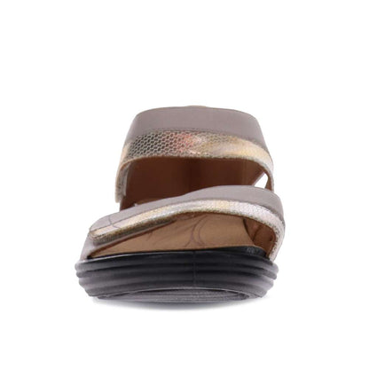 Mauritius Sandal - Pebble Metallic