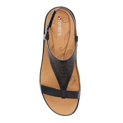 Santa Fe Back Strap Sandal - Black