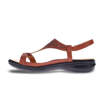 Santa Fe Back Strap Sandal - Cognac