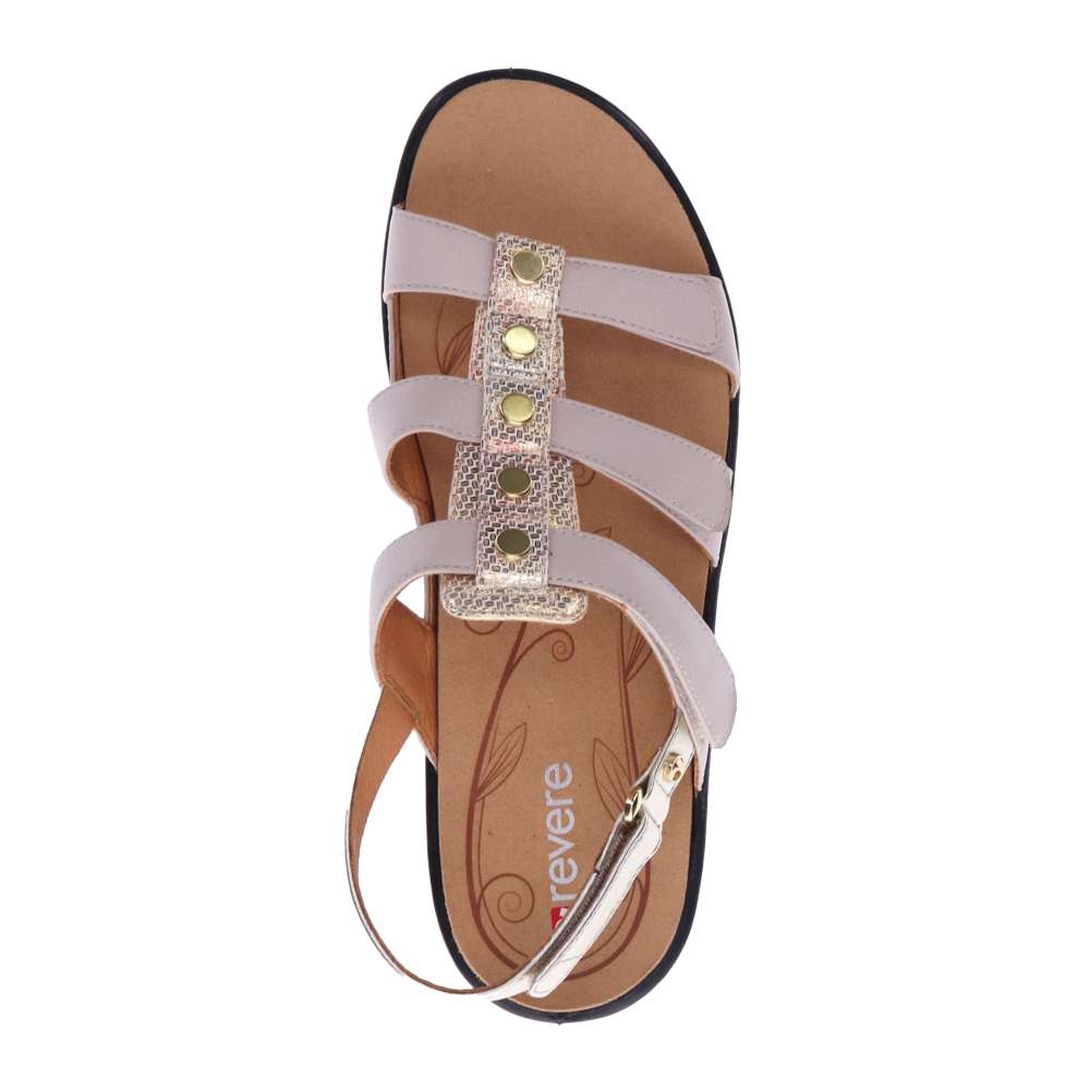 Toledo Backstrap Sandal - Mixed Metallic