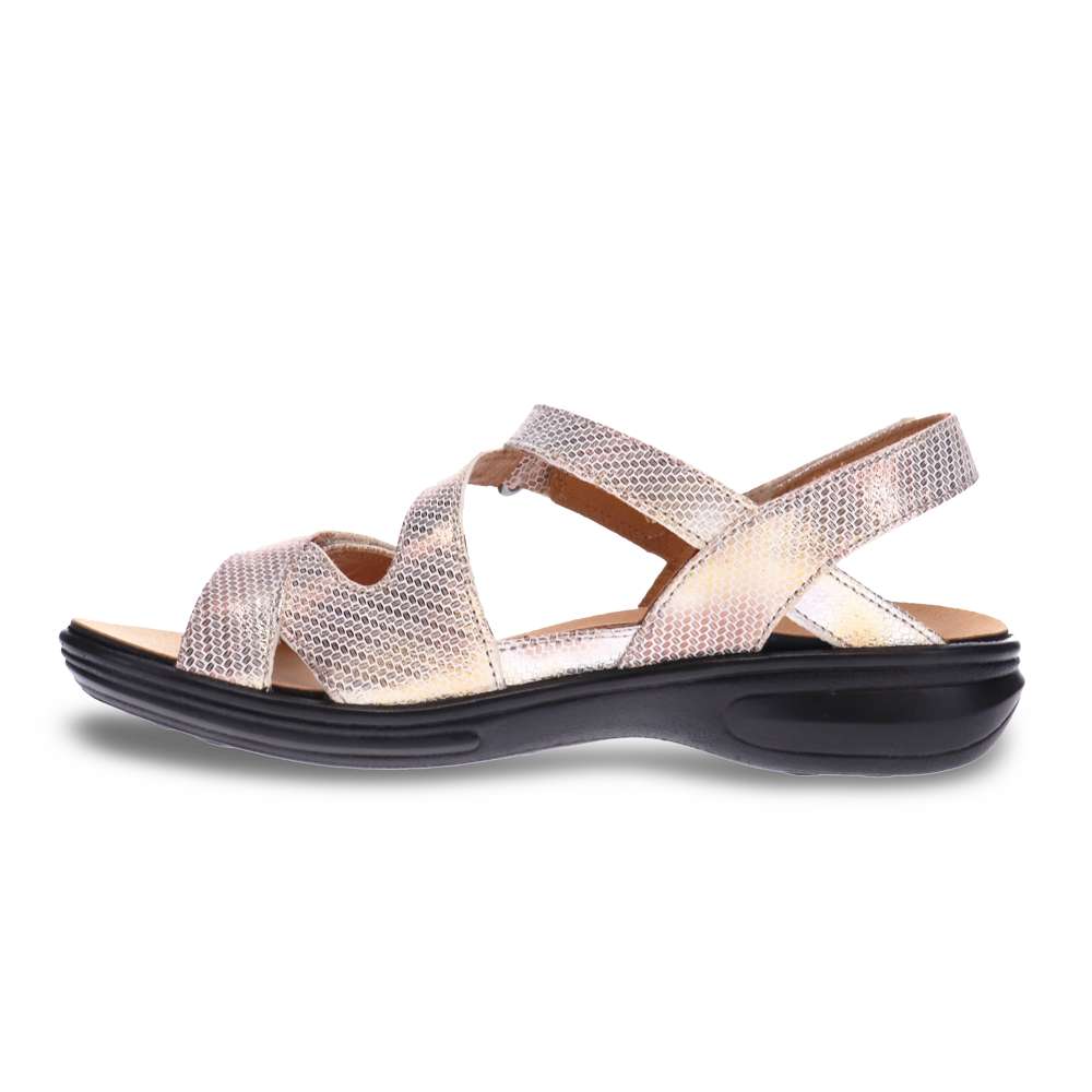 Zanzibar Adjustable Sandal - Metallic Interest