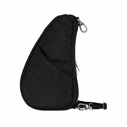 Textured Nylon Backpack - Black