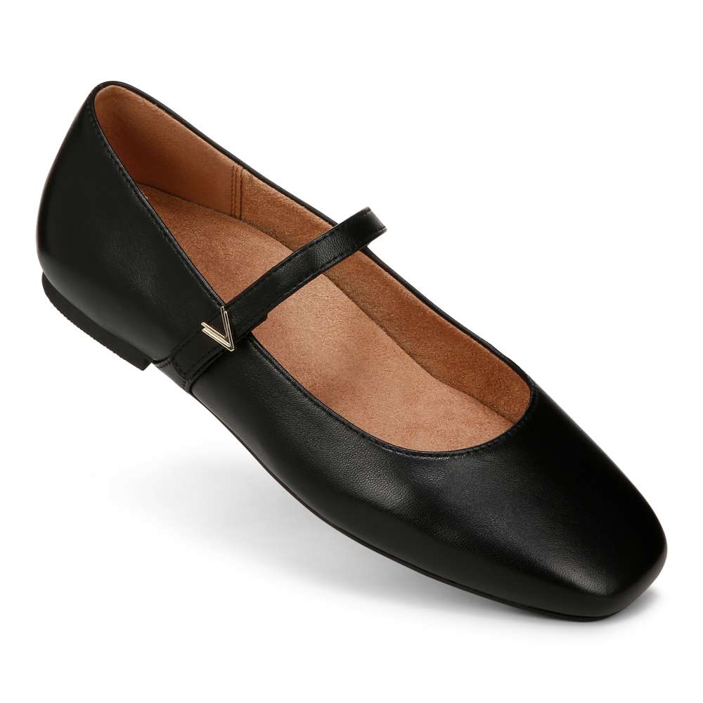 Alameda Mary Jane Flat - Black