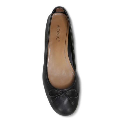 Callisto Flat - Black Nappa