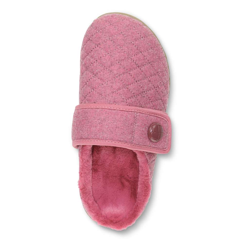 Carlin Mule Slipper - Rhubarb