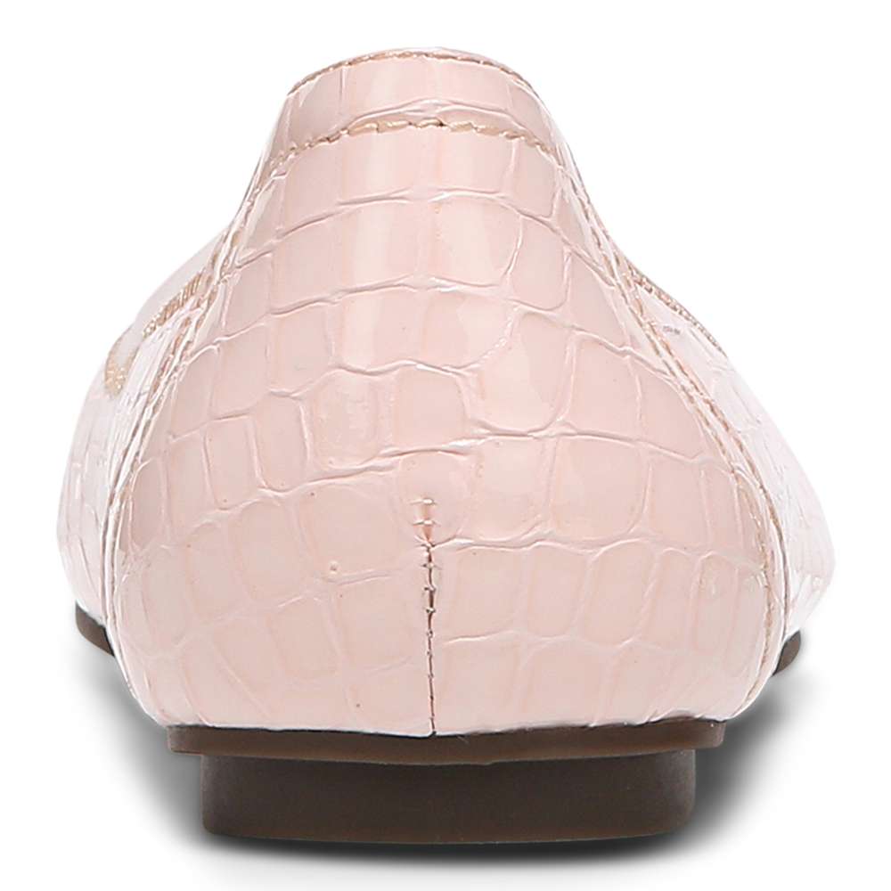 Caroll Ballet Flat - Cloud Pink Patent Croc