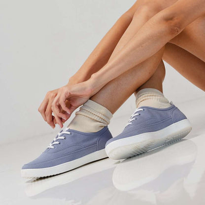 Cyan Slip-On Casual Sneaker - Pacific Blue