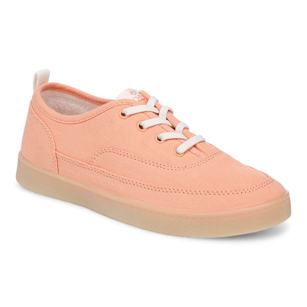 Cyan Slip-On Casual Sneaker - Shell Coral