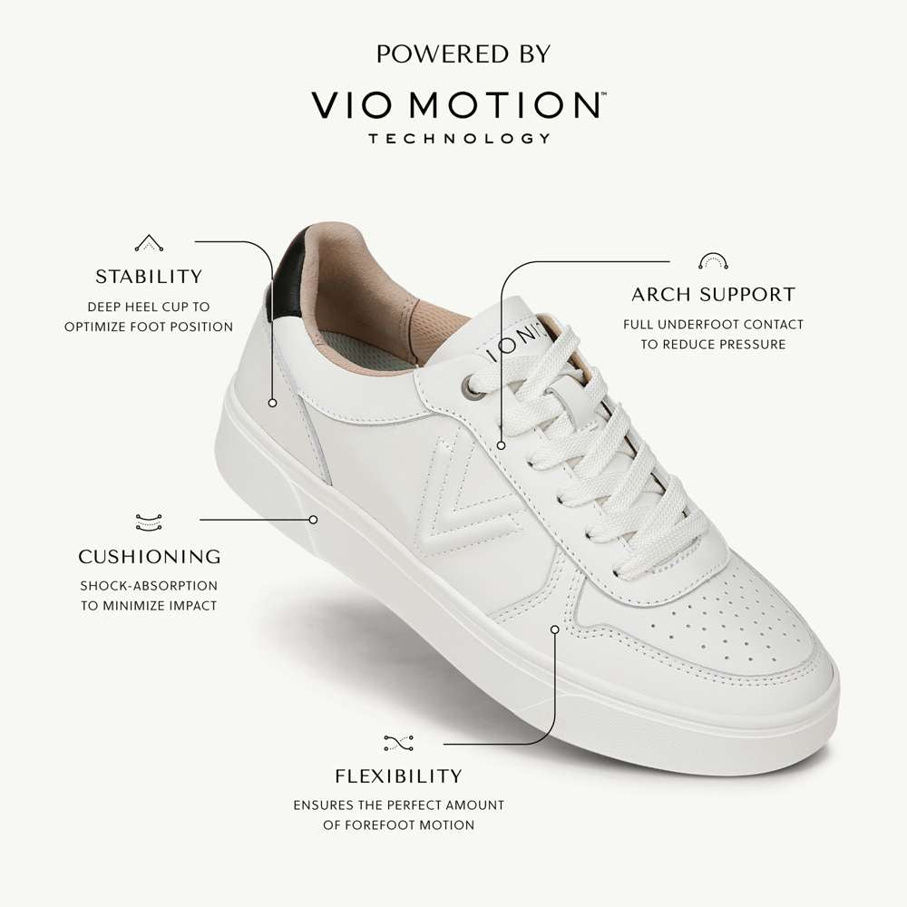 Kimmie Court Sneaker - White Leather