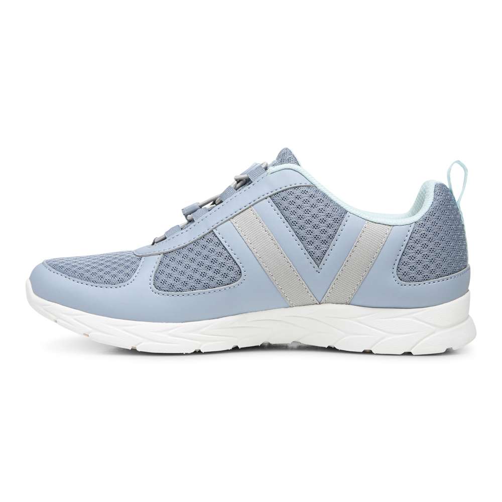 Maren Elastic Lace Sneaker - Blue