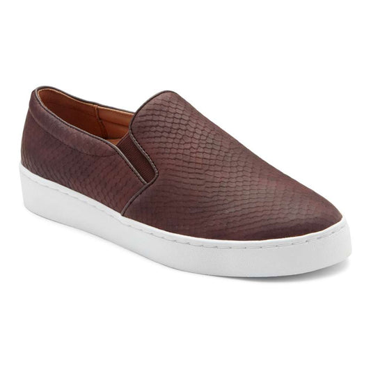Midi Snake Slip-On - Merlot Snake