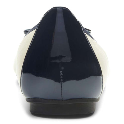 Minna Ballet Flat - Navy/Cream