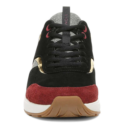 Nova Casual Sneaker - Black/Shiraz