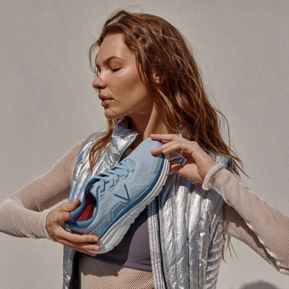 Walk Max Lace Up Sneaker - Skyway Blue