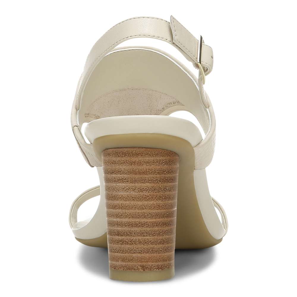 Alondra Heeled Sandal - Cream