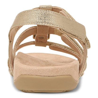Amber Adjustable Sandal - Gold Metallic